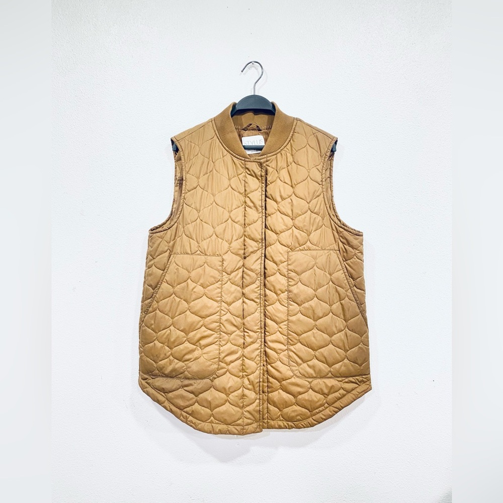 stylus — quilted puffer vest